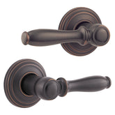 Kwikset Signature Series 720ADL 11P Passage Door Lever, Non-Locking Lock, Venetian Bronze, Knob Handle, Zinc, 2 Grade